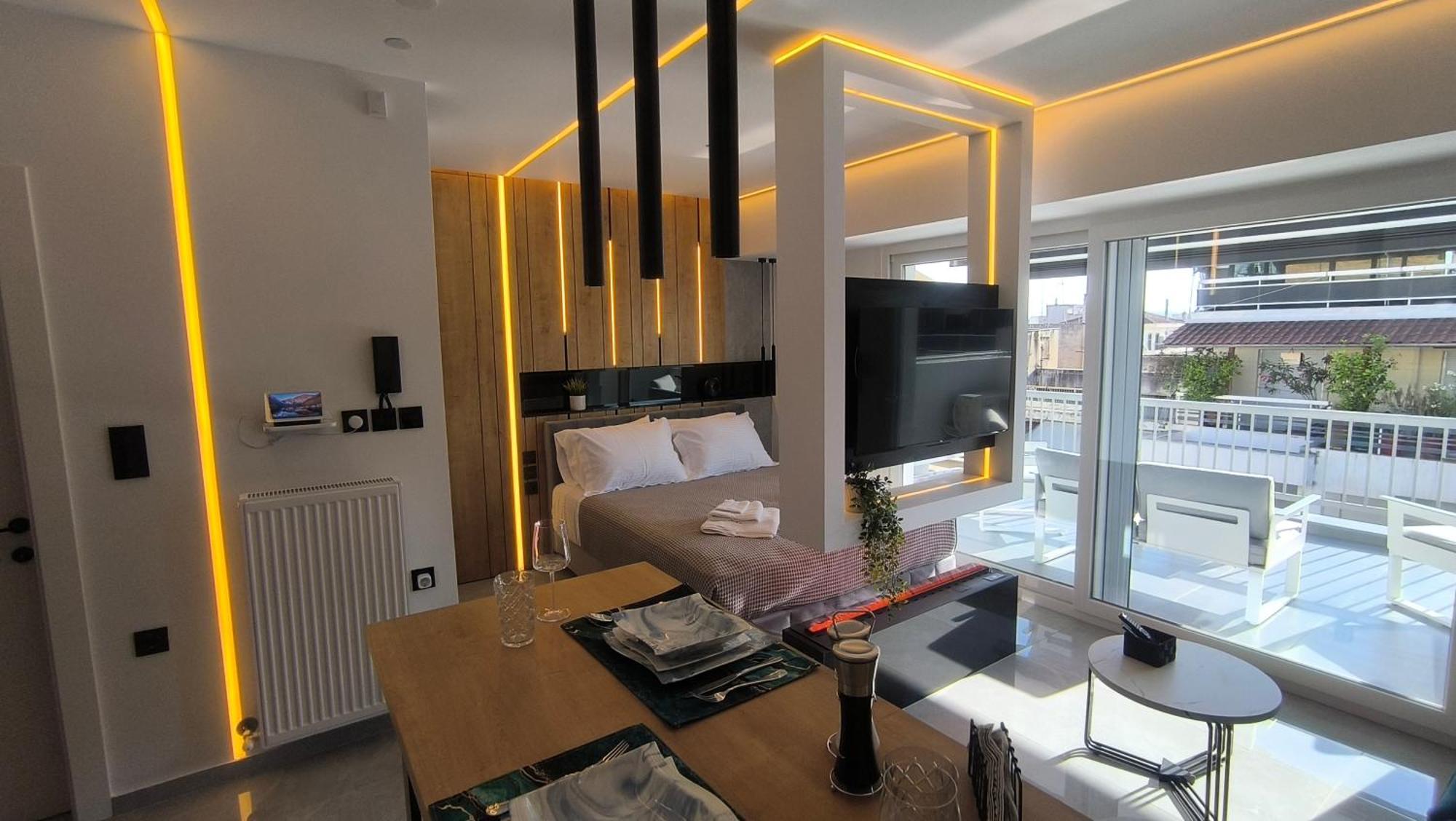Larisa Absolute Suites, Sky View Smart Home 외부 사진